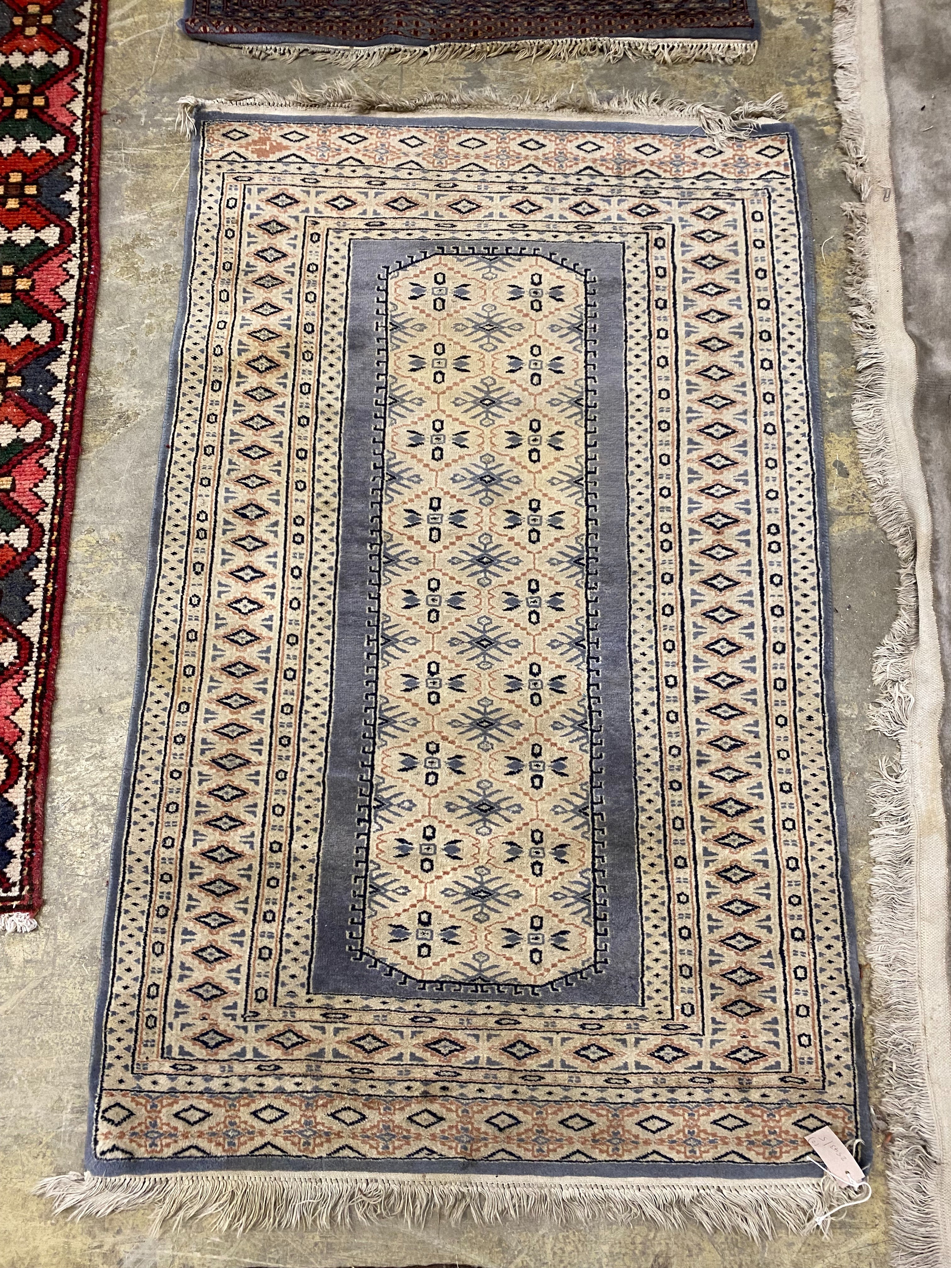 Two Bokhara rugs, largest 170 x 92cm